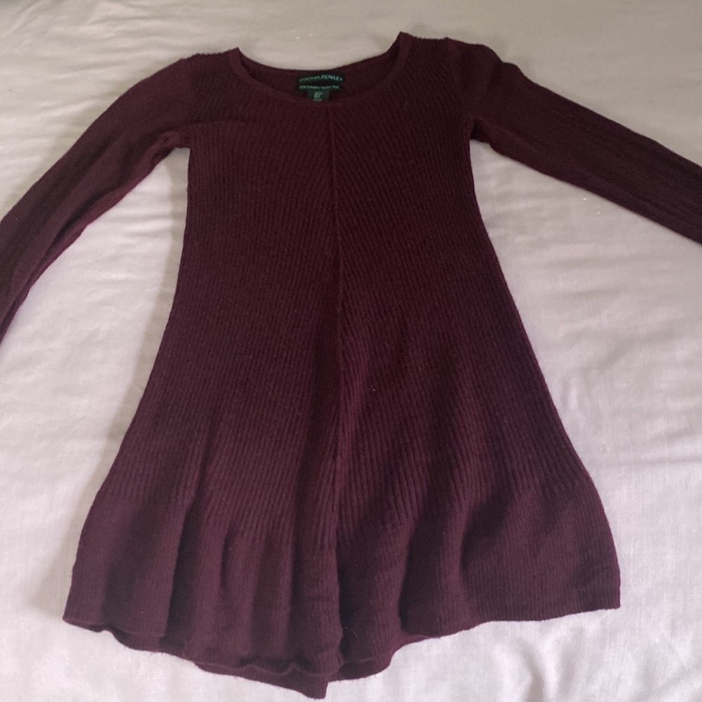 Cynthia Rowley maroon sweater